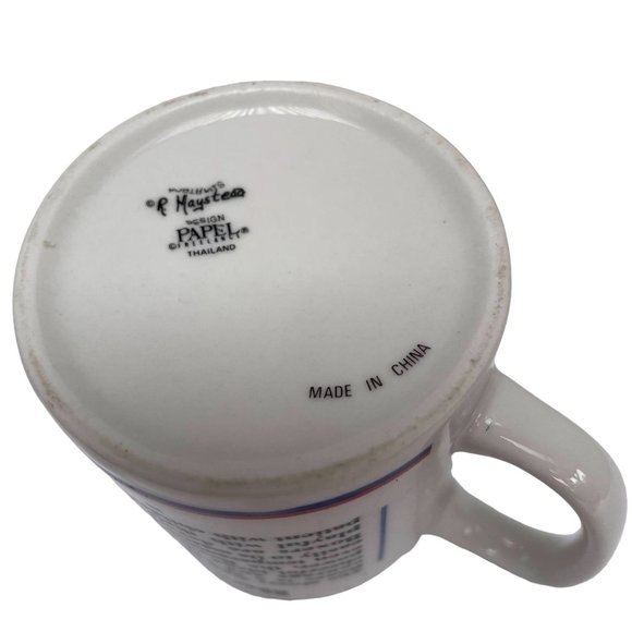 BOXER DOG Cup Mug Dog Lovers Papel Designed Armistead 12Oz Multicolor Ceramic - Picture 5 of 5